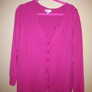 Size 26/28 Pink Cardigan